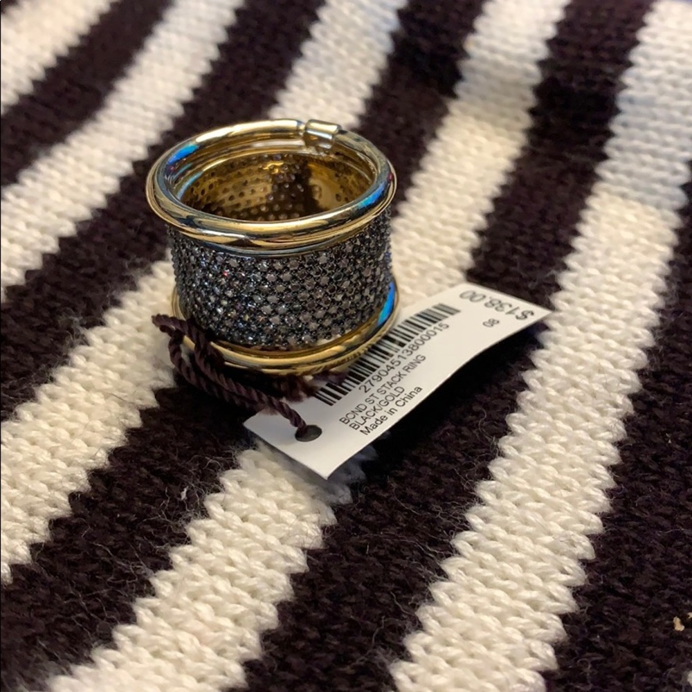 Henri Bendel - NWT Bond ST Stack Ring Size 8